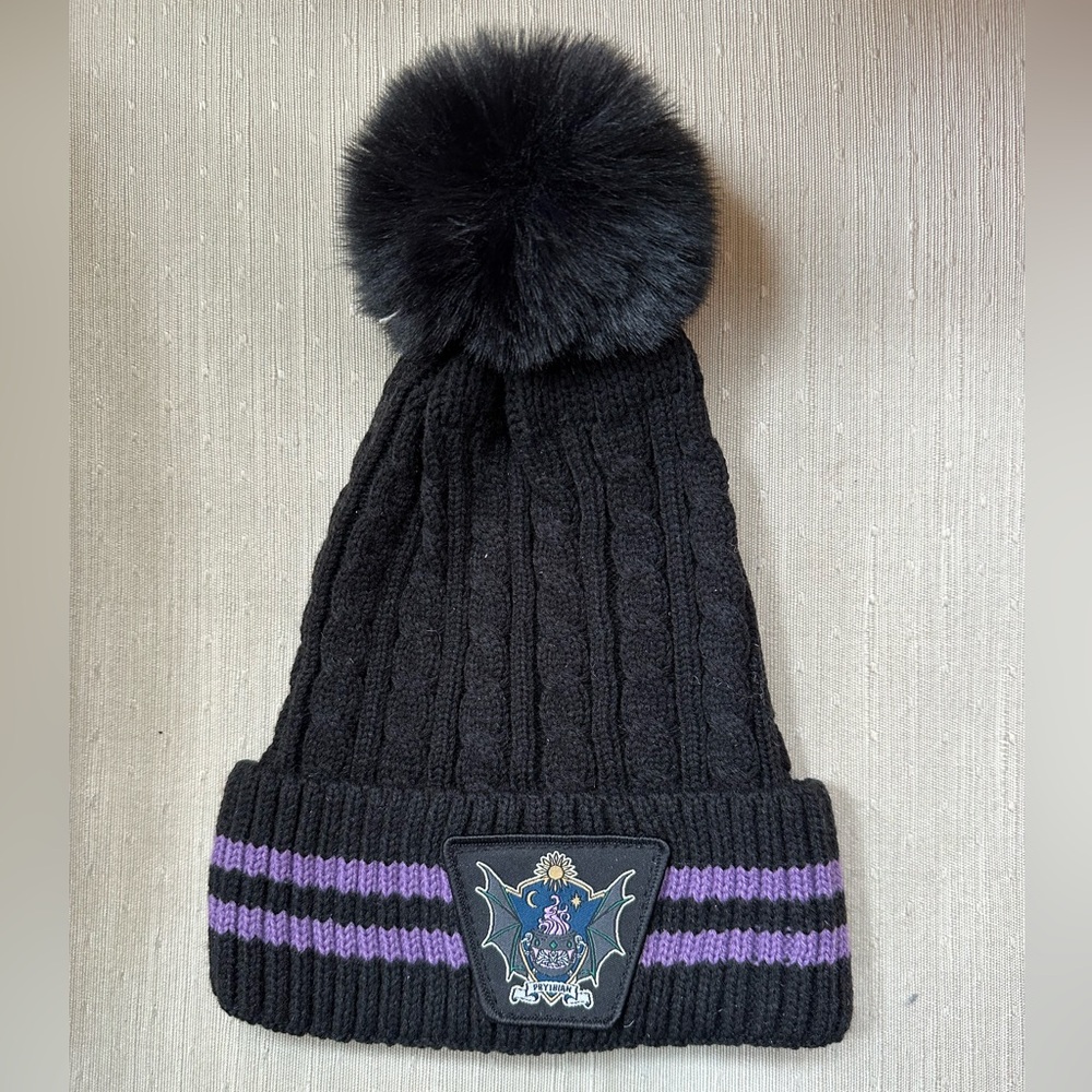 ACOTAR Inspired Beanie Hat with Prythian Patch (Bookish Box)